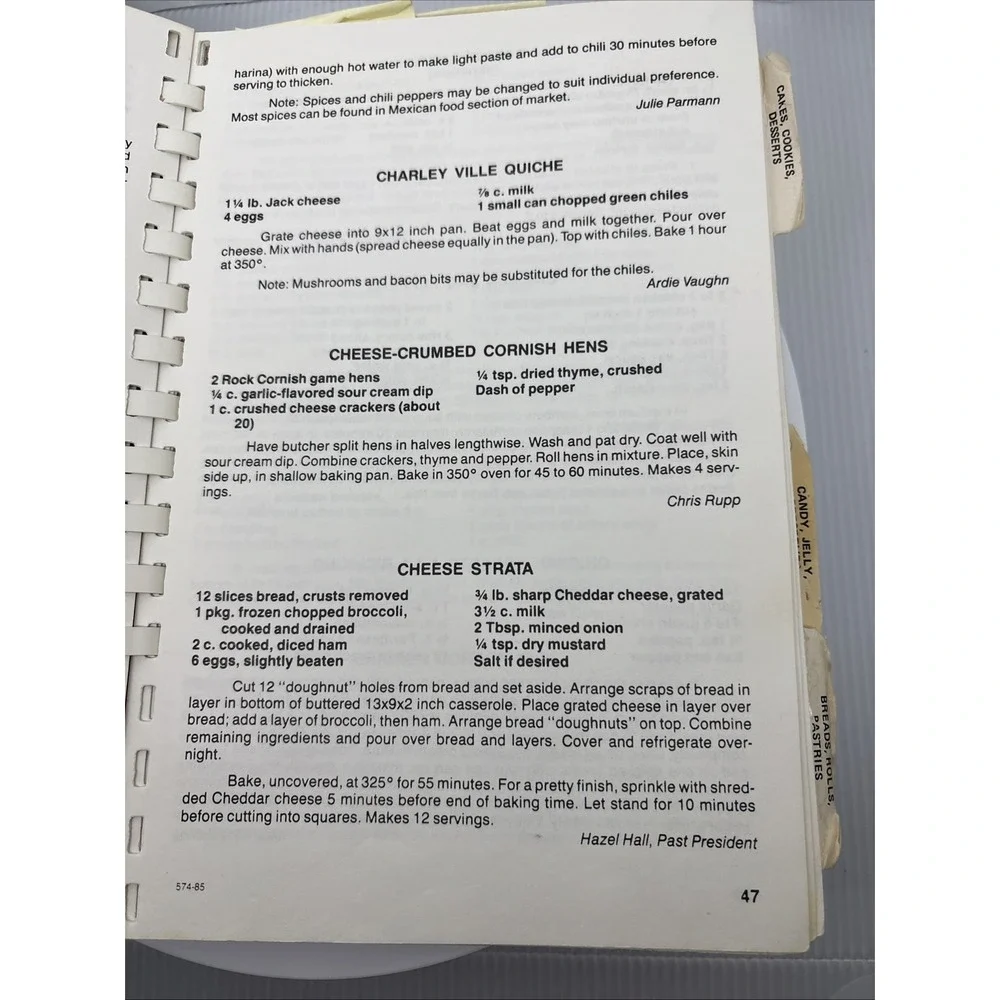 Cookbook Glendale Police Wives Club Glendale California 1985 50th‎ Anniversary